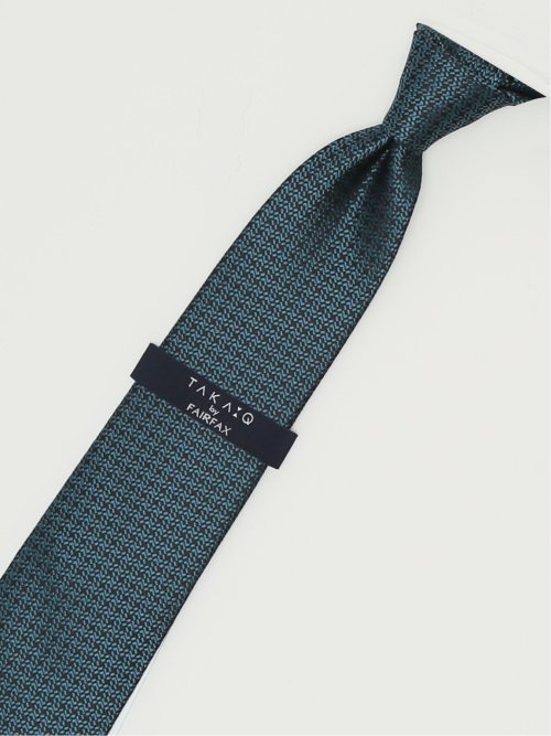 TAKA-Q×FAIRFAX シルクソリッド レギュラータイ 8.0cm幅