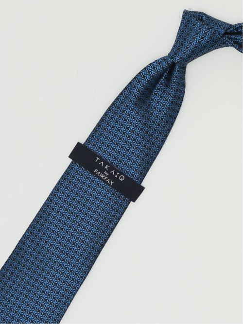 TAKA-Q×FAIRFAX シルクソリッド レギュラータイ 8.0cm幅