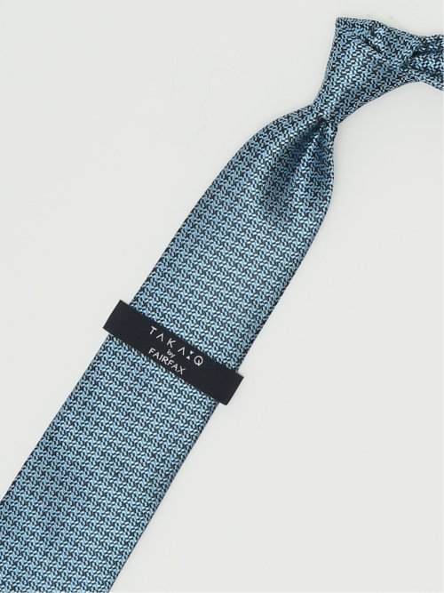 TAKA-Q×FAIRFAX シルクソリッド レギュラータイ 8.0cm幅