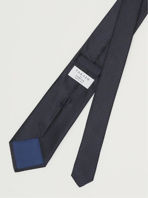 TAKA-Q×FAIRFAX シルクソリッド レギュラータイ 8.0cm幅