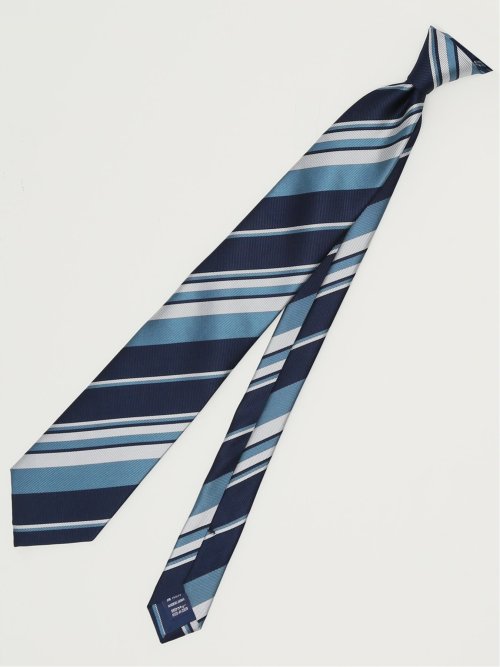 TAKA-Q×FAIRFAX シルクストライプ柄 レギュラータイ 8.0cm幅