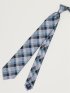 TAKA-Q×FAIRFAX シルクチェック柄 レギュラータイ 8.0cm幅