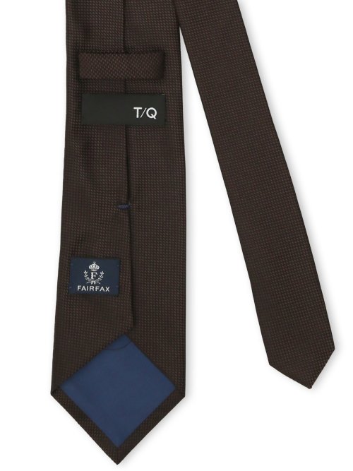 TAKA-Q×FAIRFAX シルクソリッド レギュラータイ 8.0cm幅