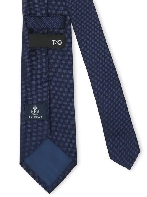 TAKA-Q×FAIRFAX シルクソリッド レギュラータイ 8.0cm幅