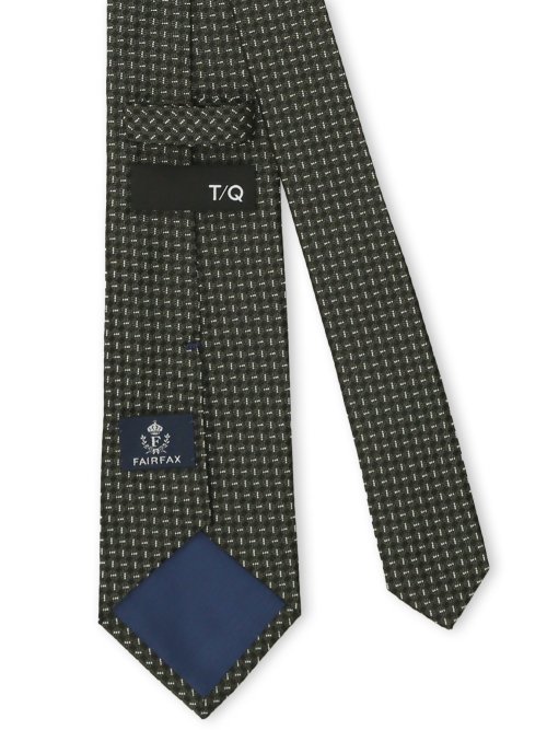 TAKA-Q×FAIRFAX シルクソリッド レギュラータイ 8.0cm幅