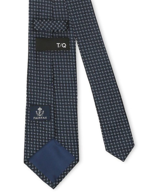 TAKA-Q×FAIRFAX シルクソリッド レギュラータイ 8.0cm幅