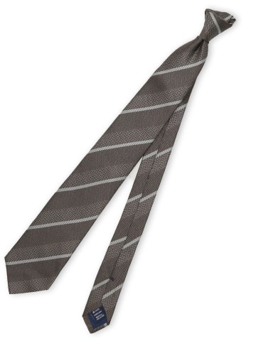 TAKA-Q×FAIRFAX シルクストライプ柄 レギュラータイ 8.0cm幅