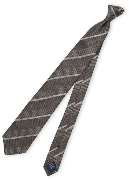 TAKA-Q×FAIRFAX シルクストライプ柄 レギュラータイ 8.0cm幅