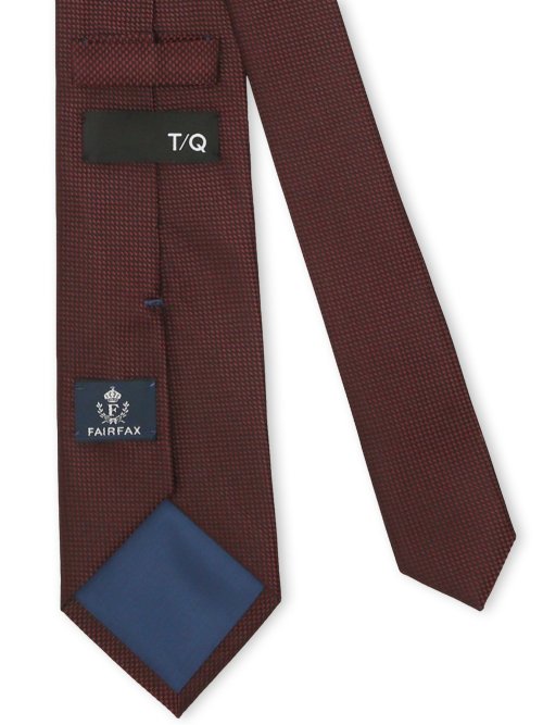 TAKA-Q×FAIRFAX シルクソリッド レギュラータイ 8.0cm幅