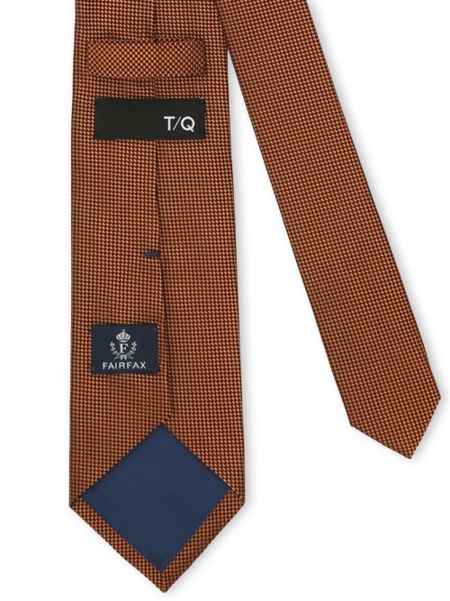 TAKA-Q×FAIRFAX シルクソリッド レギュラータイ 8.0cm幅