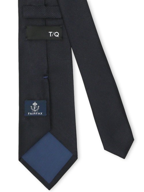 TAKA-Q×FAIRFAX シルクソリッド レギュラータイ 8.0cm幅