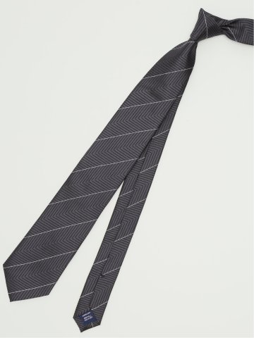 ネクタイ メンズ ビジネス シルク ストライプ柄 レギュラー 8.0cm幅 TAKA-Q×FAIRFAX