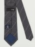 ネクタイ メンズ ビジネス シルク ストライプ柄 レギュラー 8.0cm幅 TAKA-Q×FAIRFAX