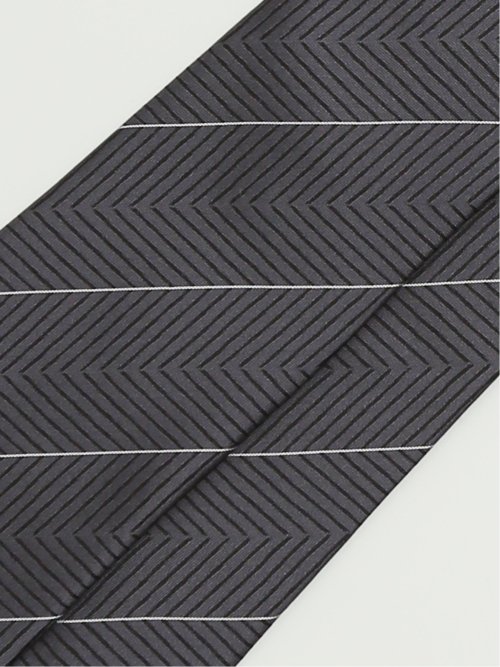 ネクタイ メンズ ビジネス シルク ストライプ柄 レギュラー 8.0cm幅 TAKA-Q×FAIRFAX