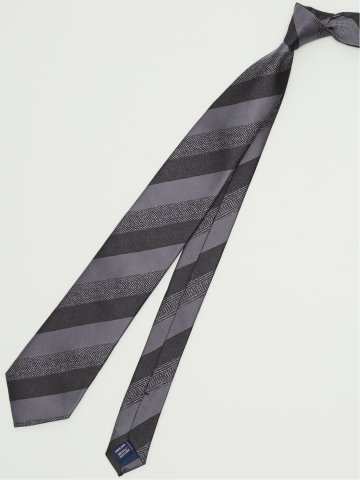 ネクタイ メンズ ビジネス シルク ストライプ柄 レギュラー 8.0cm幅 TAKA-Q×FAIRFAX