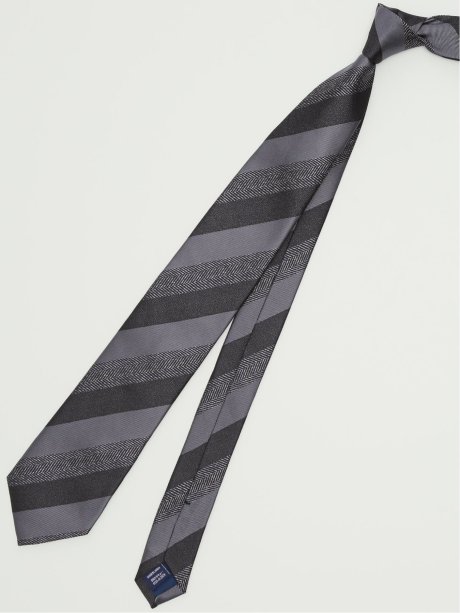 ネクタイ メンズ ビジネス シルク ストライプ柄 レギュラー 8.0cm幅 TAKA-Q×FAIRFAX