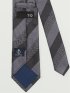 ネクタイ メンズ ビジネス シルク ストライプ柄 レギュラー 8.0cm幅 TAKA-Q×FAIRFAX