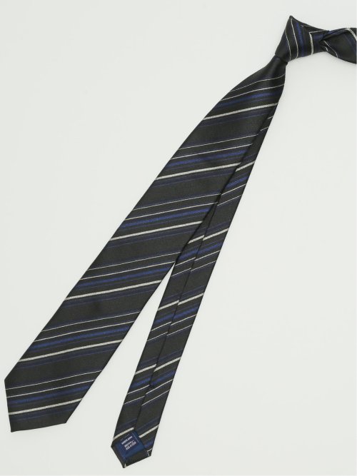 ネクタイ メンズ ビジネス シルク ストライプ柄 レギュラー 8.0cm幅 TAKA-Q×FAIRFAX