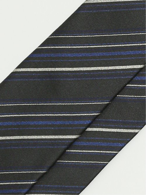 ネクタイ メンズ ビジネス シルク ストライプ柄 レギュラー 8.0cm幅 TAKA-Q×FAIRFAX