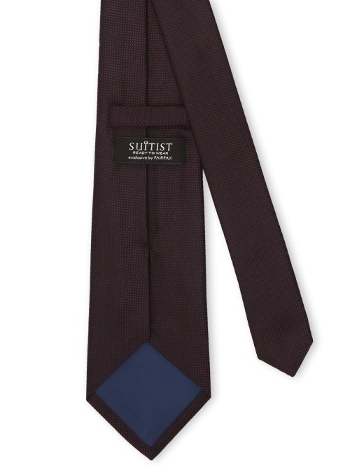 大きいサイズ スーティスト×FAIRFAX シルク ソリッド レギュラー 8.5cm幅 ビジネス ネクタイ メンズ
