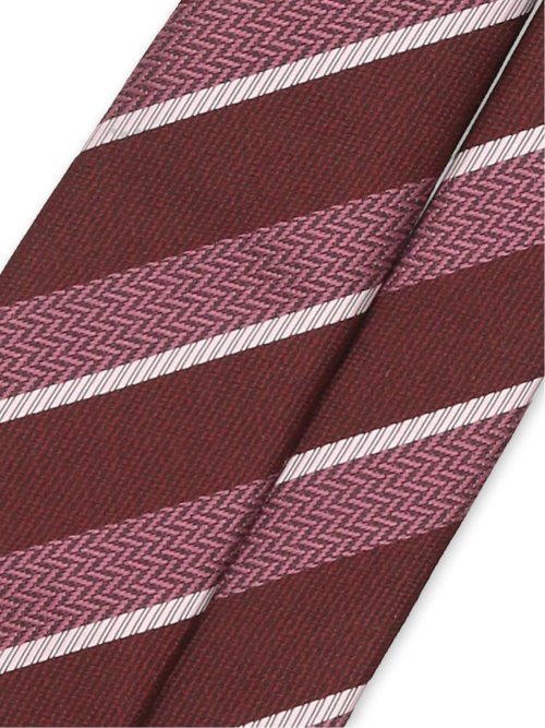 【大きいサイズ】スーティスト/SUITIST×FAIRFAX シルクストライプ柄 レギュラータイ 8.5cm幅