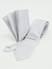 フォーマルネクタイ BOXセット グレンチェック