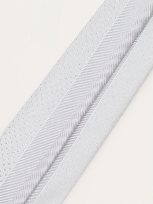 シルク混 パネル柄 ナロータイ 7.0cm幅