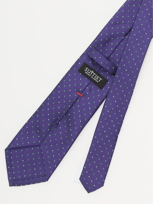 セッテピエゲ シルク小柄 レギュラータイ 8.5cm幅