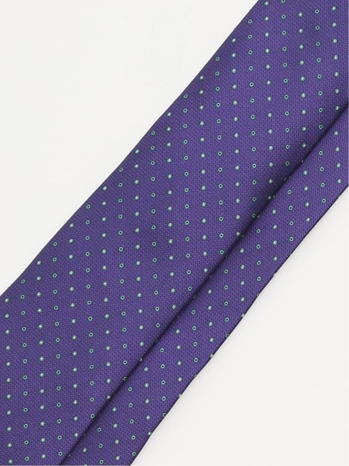 セッテピエゲ シルク小柄 レギュラータイ 8.5cm幅