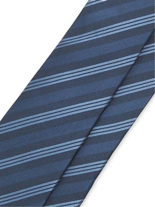 セッテピエゲ シルクストライプ柄 レギュラータイ 8cm幅