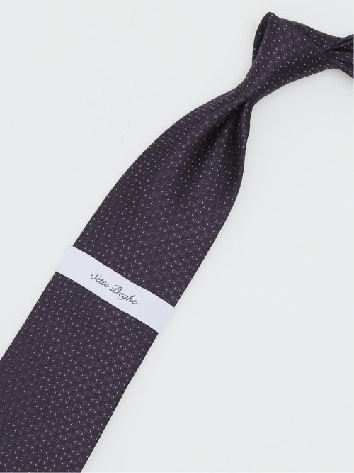 セッテピエゲ シルク小柄 レギュラータイ 8.5cm幅