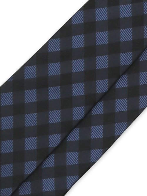 セッテピエゲ シルクチェック柄 レギュラータイ 8cm幅