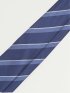 セッテピエゲ シルクストライプ柄 レギュラータイ 8.5cm幅
