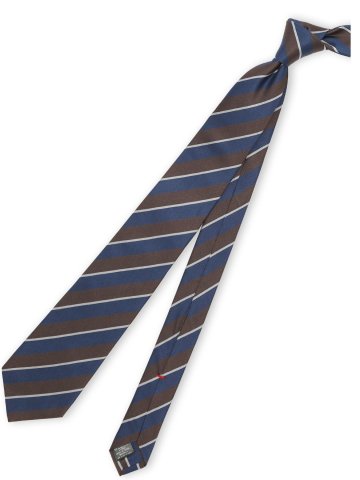 セッテピエゲ シルクストライプ柄 レギュラータイ 8cm幅