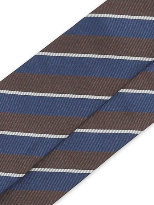 セッテピエゲ シルクストライプ柄 レギュラータイ 8cm幅