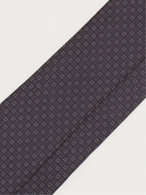 セッテピエゲ シルク小柄 レギュラータイ 8.5cm幅