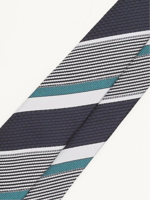 シルク ストライプ柄 フレスコタイ 8.0cm幅