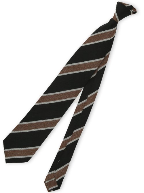 エコウォッシャブル ストライプ柄 レギュラータイ 8.0cm幅(Other 70青