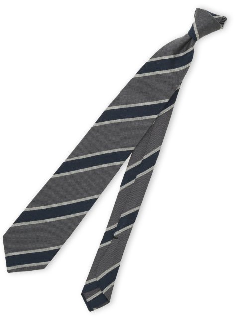 シルクウール ストライプ柄 レギュラータイ 8cm幅