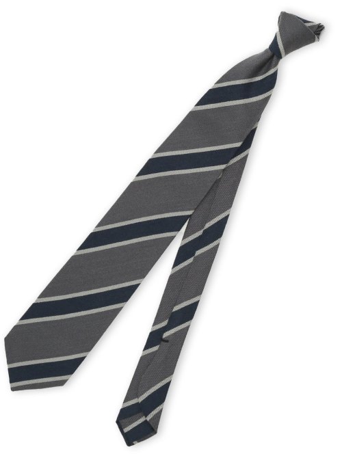 シルクウール ストライプ柄 レギュラータイ 8cm幅