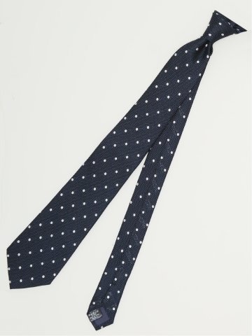 シルク ドット柄 フレスコタイ 8cm幅