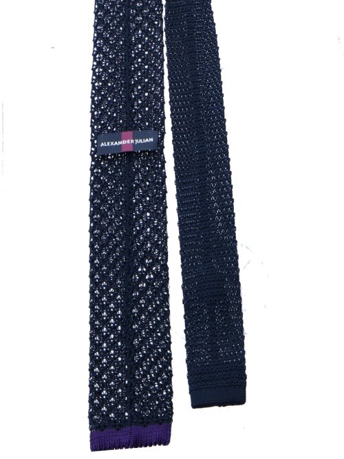 シルクニット ソリッドナロータイ 6.0cm幅