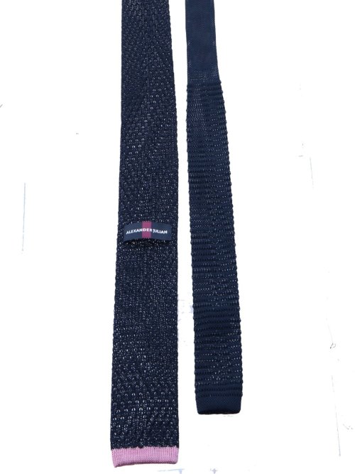 シルクニット ソリッドナロータイ 6.0cm幅