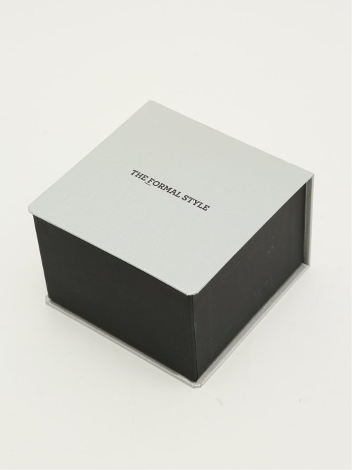 フォーマルネクタイ＆チーフ＆タイバー BOXセット グレンチェック