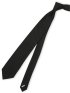 【大きいサイズ】グランバック/GRAND-BACK シルク フォーマルネクタイ 8.0cm幅 黒レップ