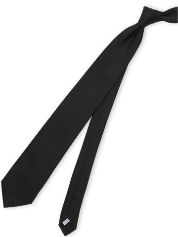 【大きいサイズ】グランバック/GRAND-BACK シルク フォーマルネクタイ 8.0cm幅 黒繻子