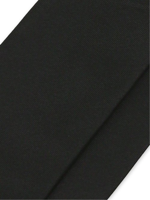 【大きいサイズ】グランバック/GRAND-BACK シルク フォーマルネクタイ 8.0cm幅 黒繻子