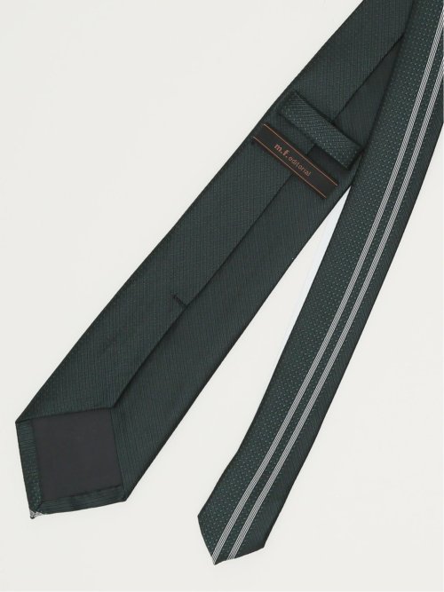 シルク混 パネル柄 レギュラータイ 7.5cm幅