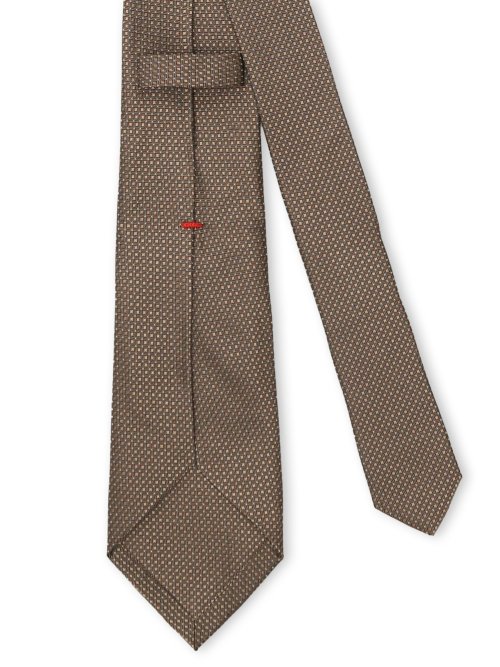 セッテピエゲ シルク小柄 レギュラータイ 8cm幅