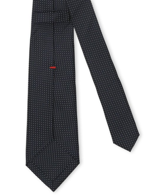 セッテピエゲ シルク小柄 レギュラータイ 8cm幅